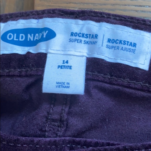 Size 14- Velvet Old Navy rockstar pants - Picture 2 of 3